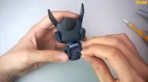 леплю байца бравл старс чёрный ворон меха #4