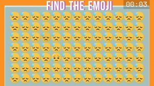 Супер ТЕСТ на внимательность, найди отличие за 15 секунд/FIND THE EMOJI