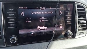 городской расход топлива шкода карок