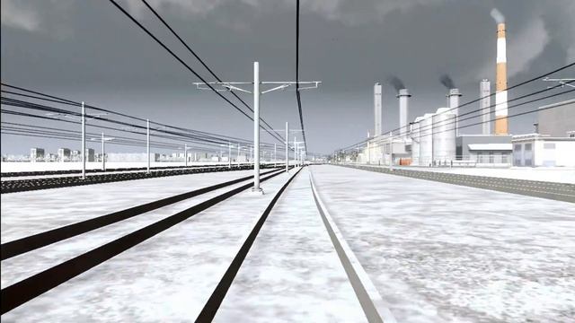 ГОРОДСКАЯ ЭЛЕКТРИЧКА! Быстро через весь город. Хвалынская - Ж/Д Вокзал. (Россия 2 Cities Skylines) смотреть онлайн