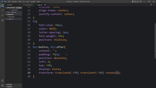 How To Animate Text Using HTML and CSS | Animation For Website Using HTML And CSS