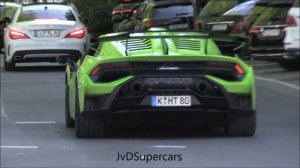 Supercars in Düsseldorf 2023 Vol 4 - SF90 Spider, 2x 600LT, Aventador S, MC20, GT3 RS, BRABUS GT-S.