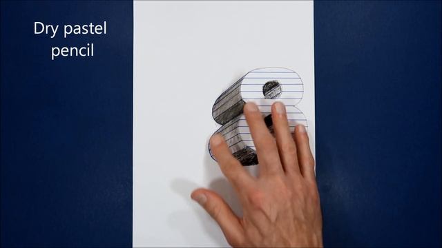3D Trick Art On Line Paper, Floating Number 8 смотреть онлайн