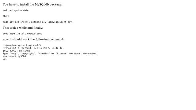 Raspberry Pi: How to connect MySQLdb in Python 3? (3 Solutions!!) смотреть онлайн