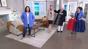 Dennis Basso Water Resistant Jacket with Striped Lining on QVC