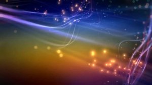 Футаж "Светящиеся частицы на радуге"