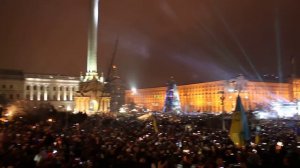 Новый год 2014 Майдан Киев