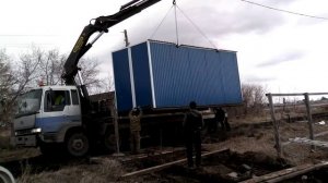 Работа крана манипулятора Палфингер с пультом