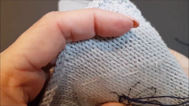 Вышивка на вязаном изделии по канве смотреть онлайн