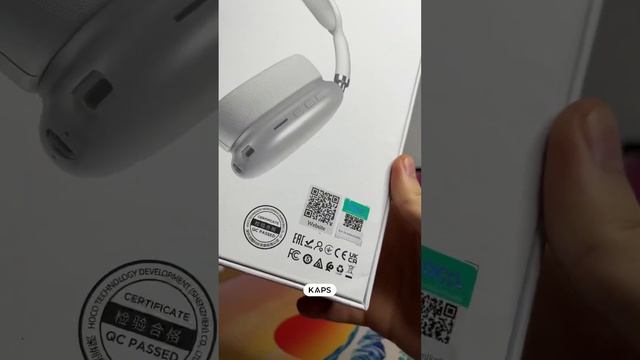 Асмр распаковка накладных беспроводных наушников Hoco ESD15 #apple #headphones