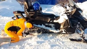Купили снегоход BRP SKI-DOO Grand Touring 1200 покатушки