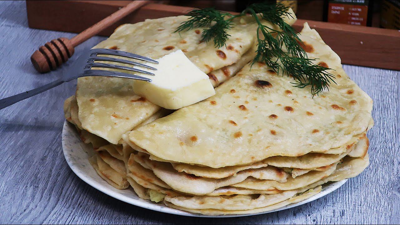 Рецепт от знакомой Татарки - Кыстыбый с картошкой. Татарская Кухня