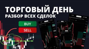 ДЕНЬ ОНЛАЙН ТОРГОВЛИ С ТРЕЙДЕРОМ. РАЗБОР ВСЕХ СДЕЛОК С ПОЯСНЕНИЯМИ.