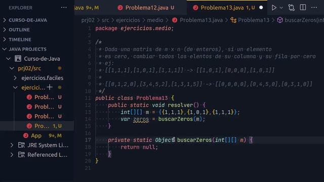 Curso de Java: 77 - Resolviendo problemas de programación, nivel medio, matrices смотреть онлайн