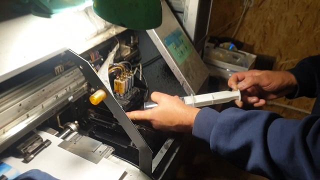 Голова Epson DX7 с AliExpress на китайский принтер !!! смотреть онлайн