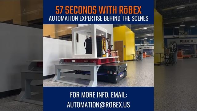Autonomous Mobile Robot Handles 1,400 lb. Load! | RōBEX смотреть онлайн