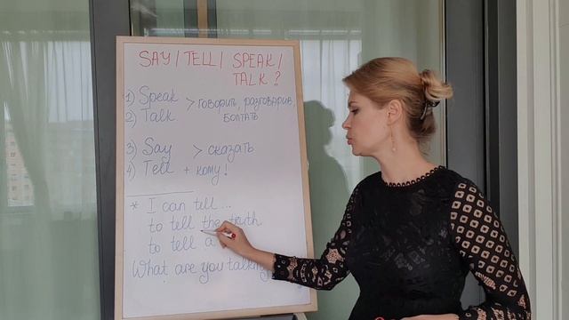 Как понять глаголы говорения: SPEAK, TALK, SAY, TELL. Практика. Английский язык