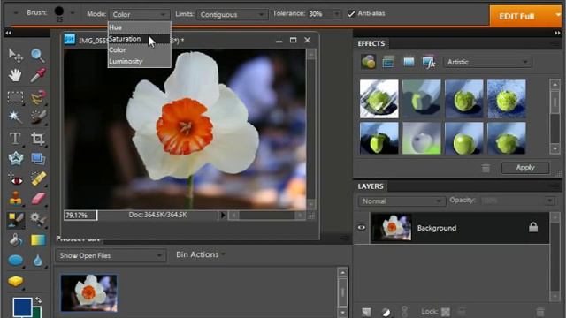 Photoshop Elements 9.0 Tutorial The Color Replacement Tool Adobe Training Lesson 6.6 смотреть онлайн