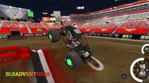 BeamNG Drive & Monster Jam Steel Titans Monster Truck High-Speed Jumps & Monster Jam Freestyle #19