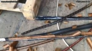 ✔ Разделка кабеля на станке R-160B. Алюминиевая броня