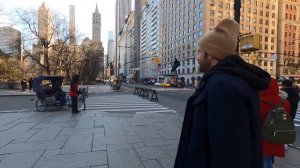 ⁴ᴷ⁶⁰ Walking NYC (Narrated) : Central Park South (59th Street) with Tom Delgado (March 15, 2020)