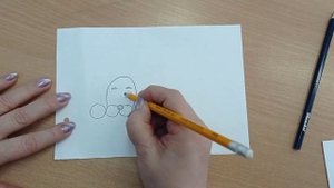 Рисование карандашом "Собачка"