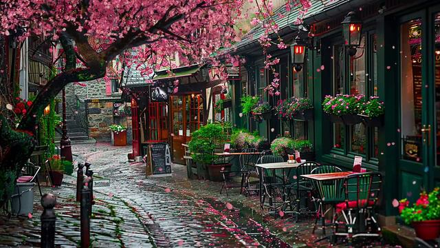 Spring Cafe Jazz | Delicate Spring Coffee Jazz Music and Bossa Nova Piano for Relaxation смотреть онлайн