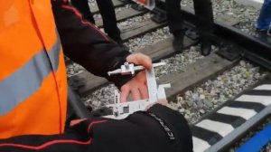 Измерение бокового износа рамного рельса