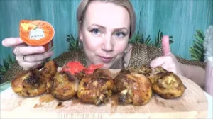 МУКБАНГ КУРИНЫЕ НОЖКИ Русский мукбанг Домашняя еда.
