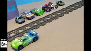 Disney Cars : World Grand Prix Race! Carla Veloso VS Jeff Gorvette - StopMotion