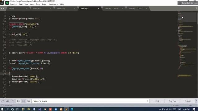 How to update data form database using php and mysql | Sir Mouzam Basheer смотреть онлайн