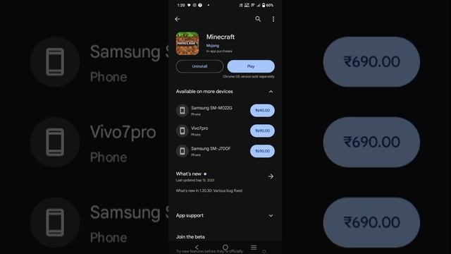 i waste my 690$ rupees #sad #delete #minecraft смотреть онлайн