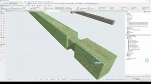 Перерубы. Моделирование в архикаде домов из профильного бруса. Кейсы.