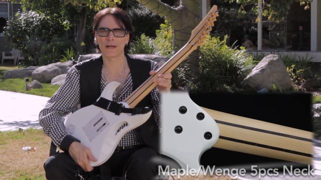 Steve Vai discusses his new 7-string signature model, the JEM7V7 смотреть онлайн