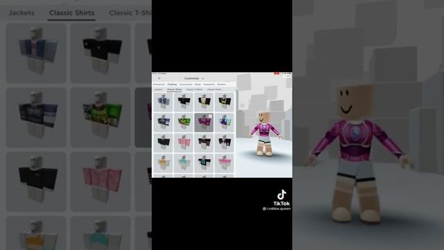 брат составляет скин в роблоксе для I Roblox квин