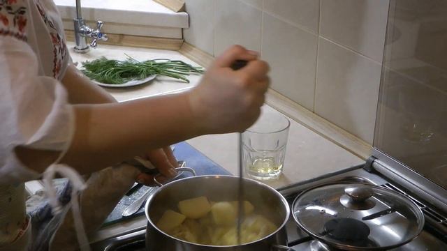Вареники с картошкой и капустой (очень вкусно) #miracle dough for dumplings #StayHome