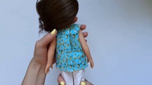 Штаны и туника для кукол Паола Рейна 21см