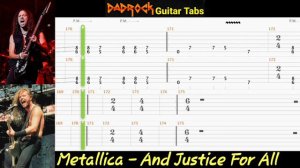 And Justice For All - Metallica - Lead Guitar TABS Lesson