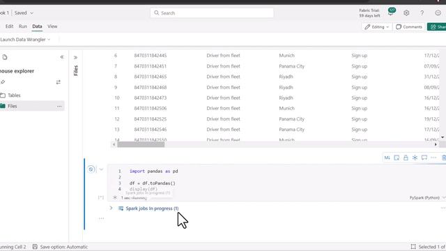 Microsoft Fabric Data Wrangler Data preparation tool for data scientist смотреть онлайн