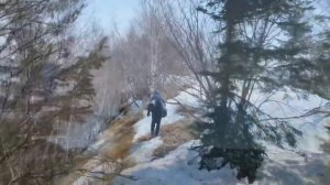 Остров Сахалин. Углегорский район. Поход на гору Сергеевскую (461м). 11.04.2021