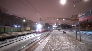 Дизель-поезд РА3 Орлан плтф.Коломенская Diesel train RA3 Orlan