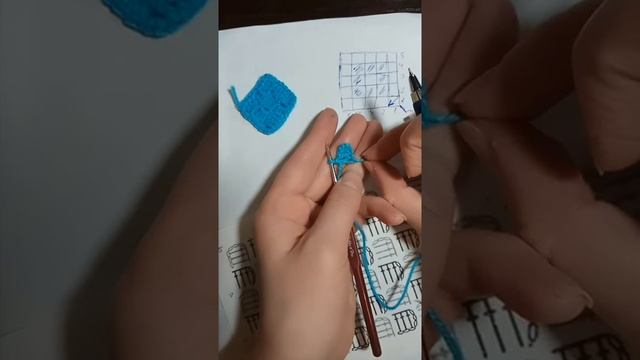 Учимся вязанию в технике С2С в прямом эфире ? смотреть онлайн