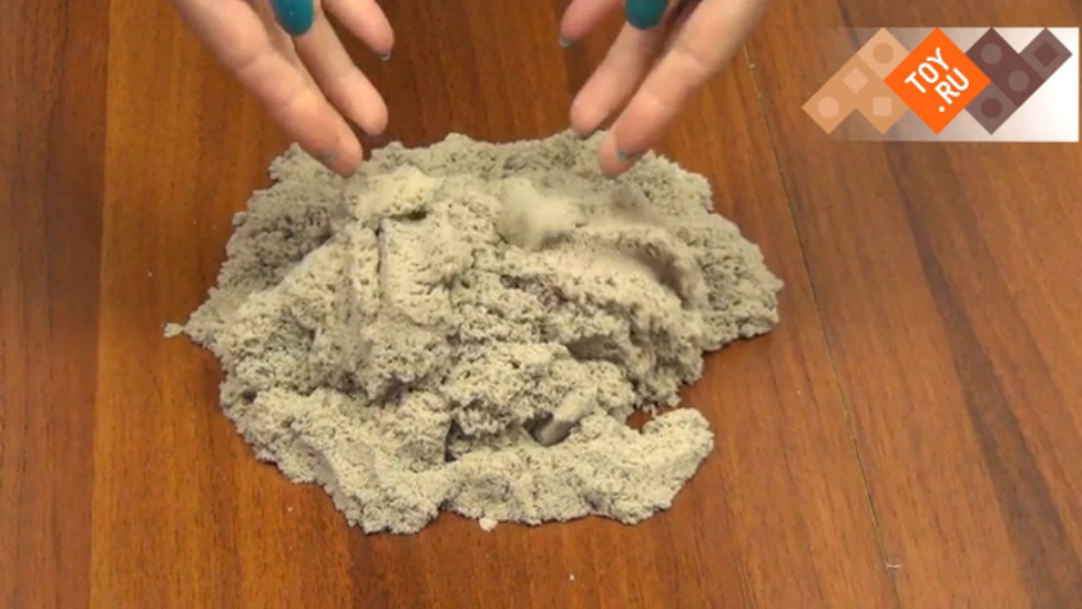 Игровой набор для творчества Кинетик сэнд Кинетический песок для лепки смотреть онлайн