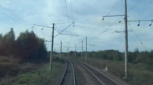 Отправление со станции Беломорск из кабины ВЛ80С-2597.