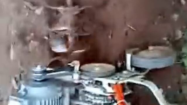 мотокультиватор Крот с электродвигателем. смотреть онлайн