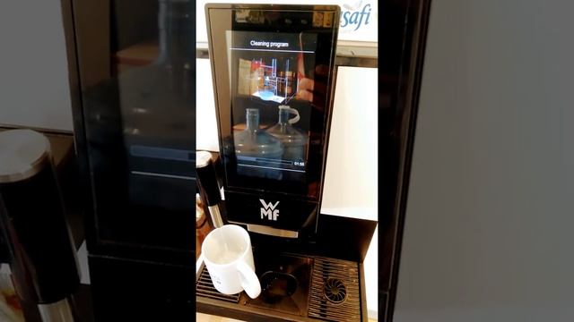 Dubai lover's WMF coffee machine cleaning time it's amazing. ???