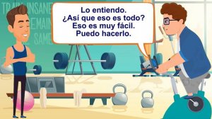 Vida diaria conversación (En el gimnasio) Aprende español -Habla español -diálogos en español