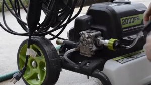 Pump Saver Application on Greenworks GPW2000