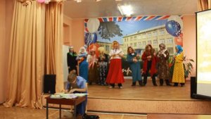"Веселая сценка на День Учителя МОУ "СОШ 11 Воскресенск