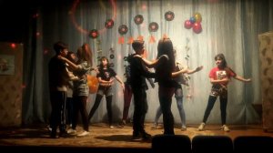 Флешмоб на дискотеке в стиле 90-х